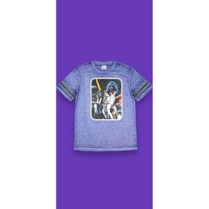 Star Wars Vintage Image Movie Poster Hockey Graphic T-Shirt Unisex New Large NWT